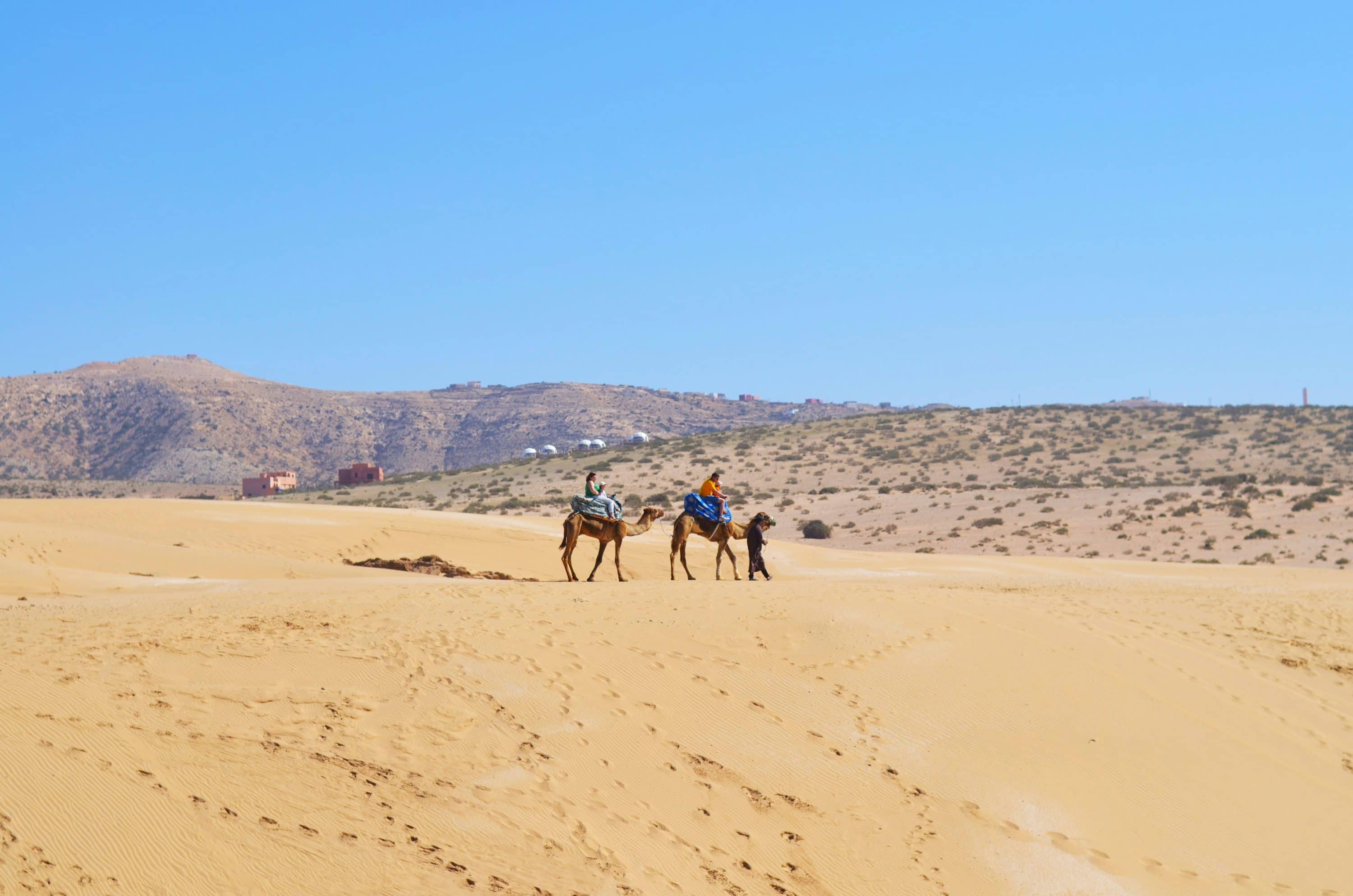 Beach life near Imsouane on Morocco's Atlantic coast