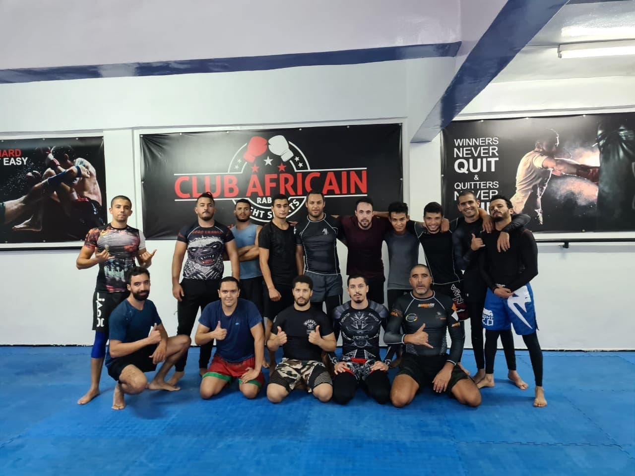 Team Control Bresilien Jiu Jitsu training venue in rabat
